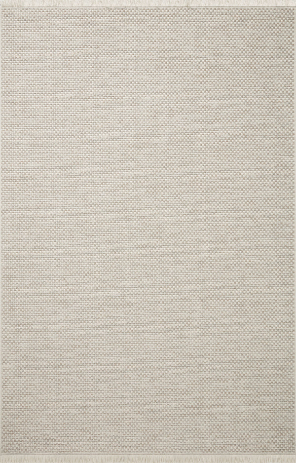 Amber Lewis x Loloi Malibu Ivory / Dove 8'-10" x 12'-2" Area Rug