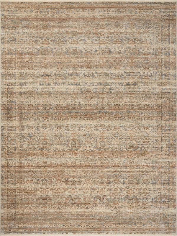 Amber Lewis x Loloi Molly Natural / Denim 9'-6" x 13'-6" Area Rug