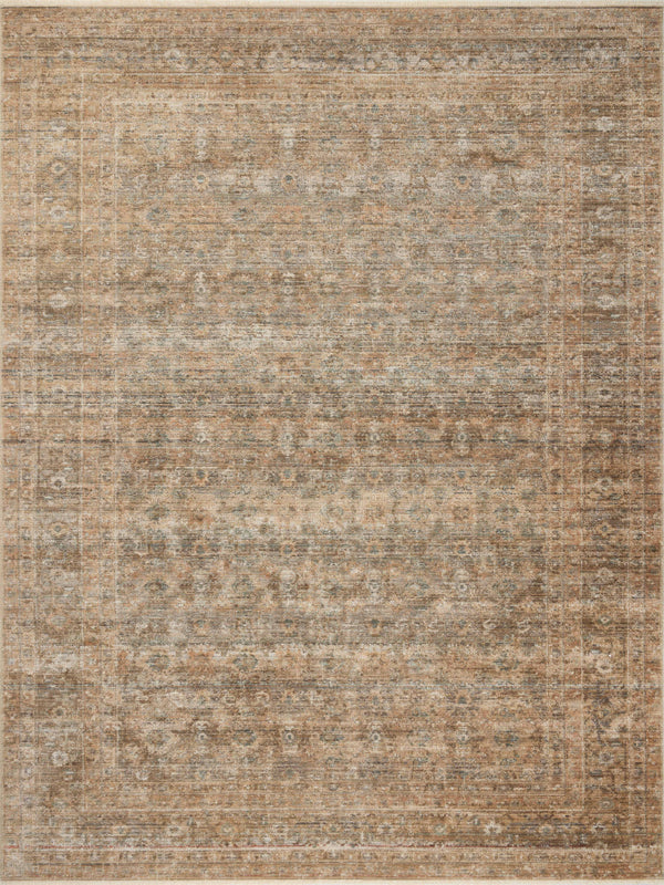 Amber Lewis x Loloi Molly Gold / Blue 9'-6" x 13'-6" Area Rug