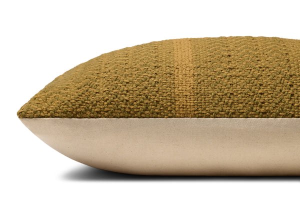 Amber Lewis x Loloi Blair Olive 12'' x 27'' Cover w/Poly Pillow
