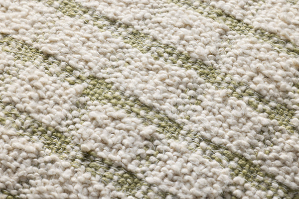 Ivory and Green Plaid Pillow