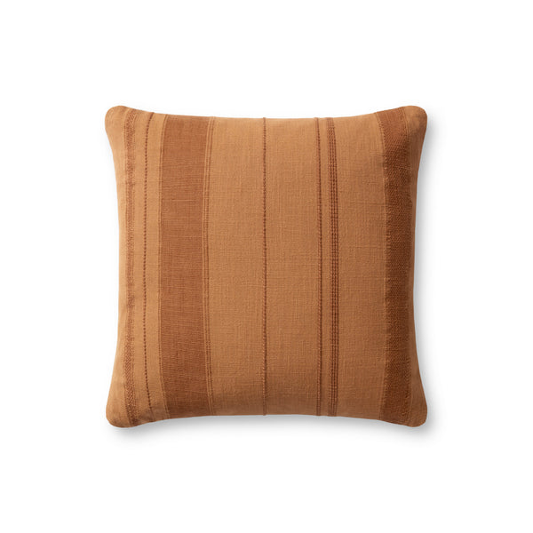 Angela Rose x Loloi Mia Rust 18'' x 18'' Cover w/Poly Pillow