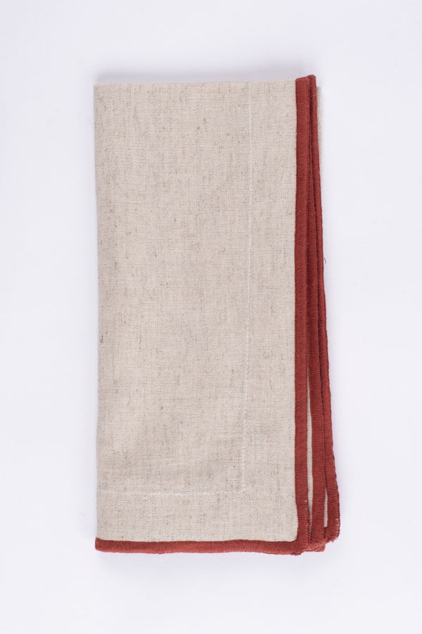 Thread Wrapped Napkins- set of 4