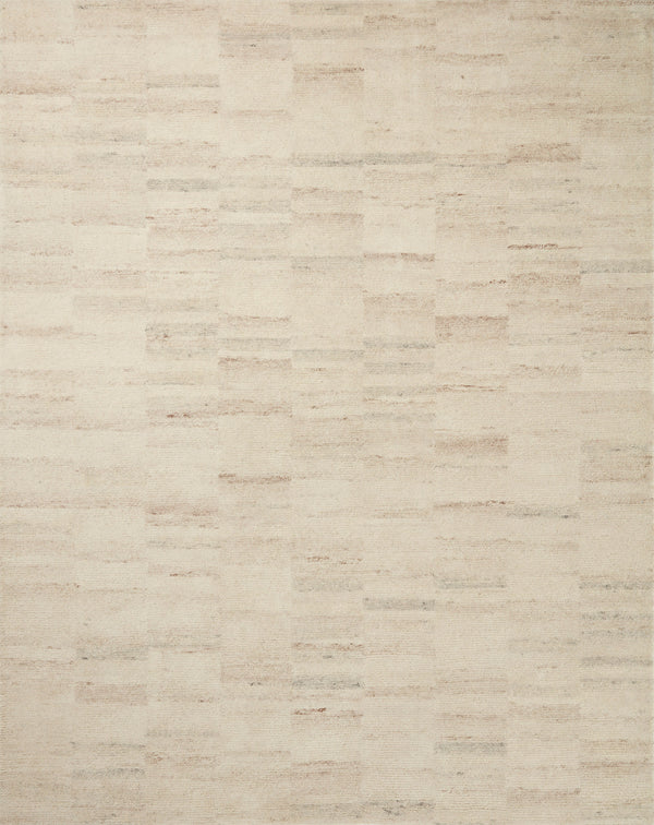 Amber Lewis x Loloi Rocky Natural / Fog 9'-3" x 13' Area Rug
