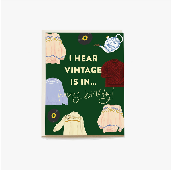 Vintage Birthday Card