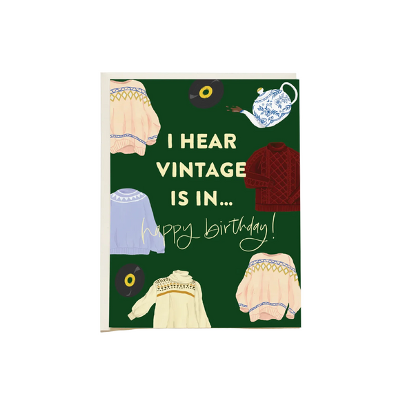 Vintage Birthday Card