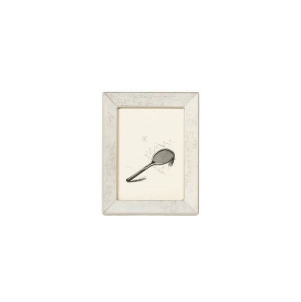 Metallic Frost Painted Glass Picture Frame