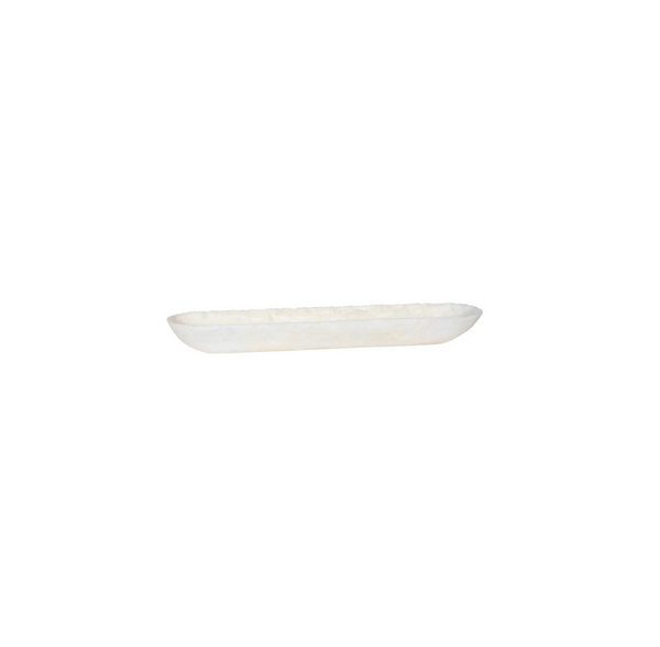 Translucent Pearl White Decor Bowl