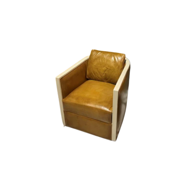 Giancarlos Barrel Swivel Chair