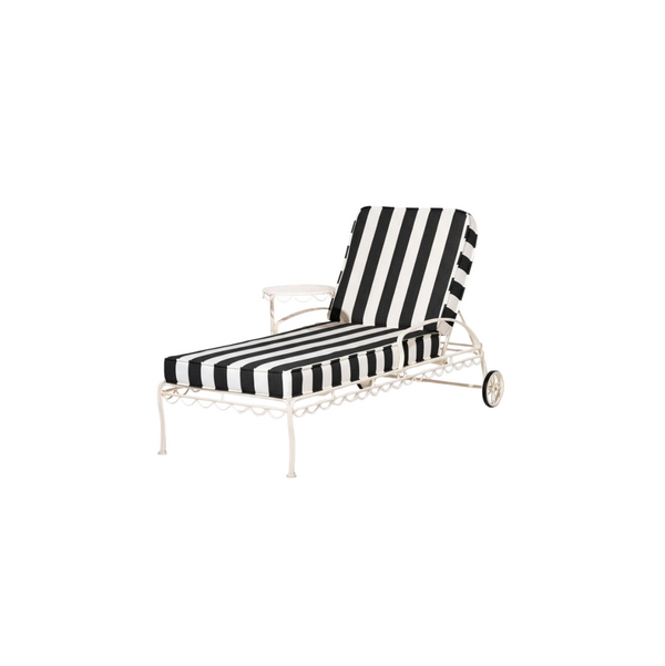 The Al Fresco Sun Lounger / Crew Vintage Black Stripe
