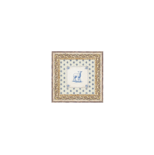 Delft Tile Lamb