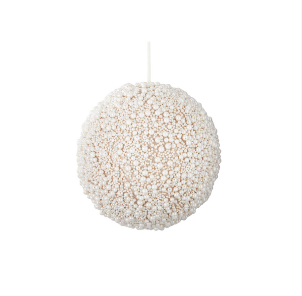 Gold Glittered Pearl Beads Ornament