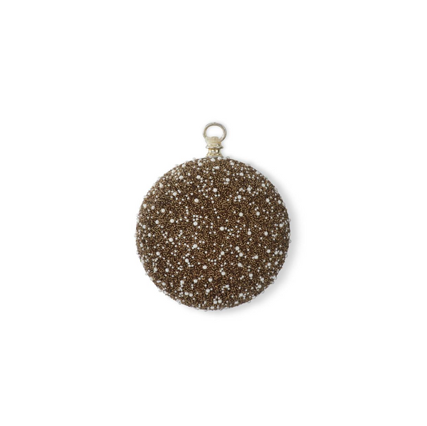 Bronze Beaded Pearl Ornament