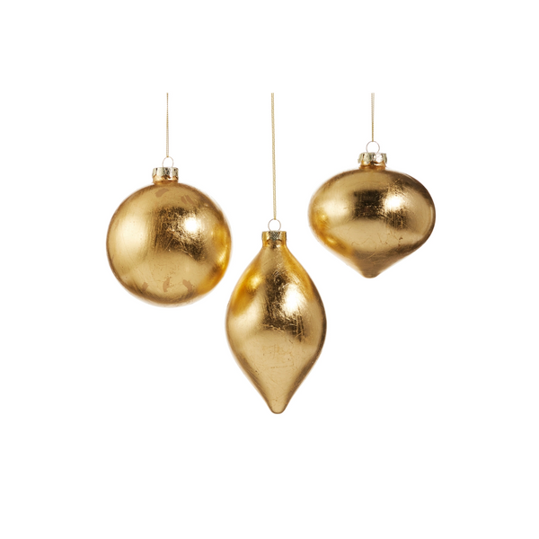 Gold Leaf Ornaments