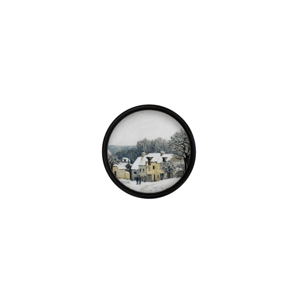 Winter Landscape Circle