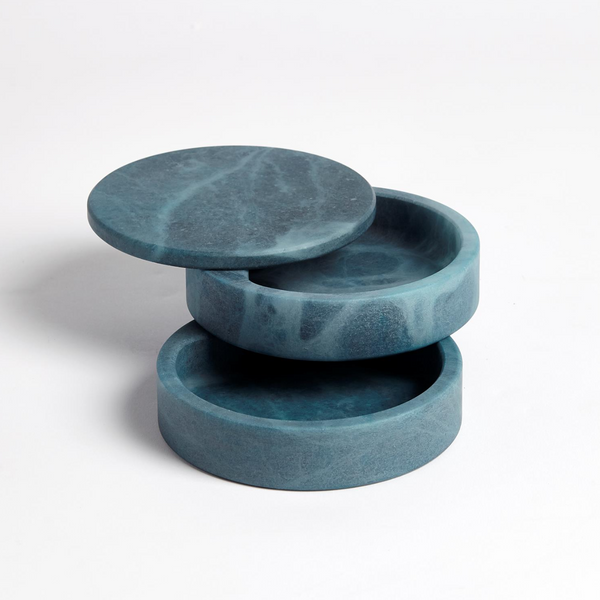 Alabaster Swivel Box