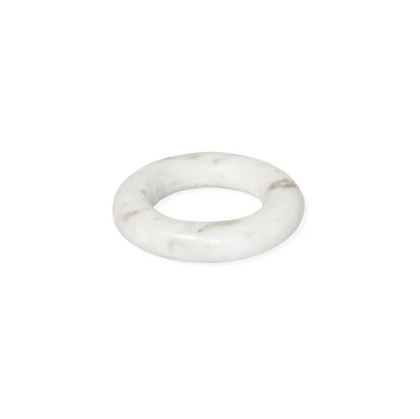 White Marble Round Disc