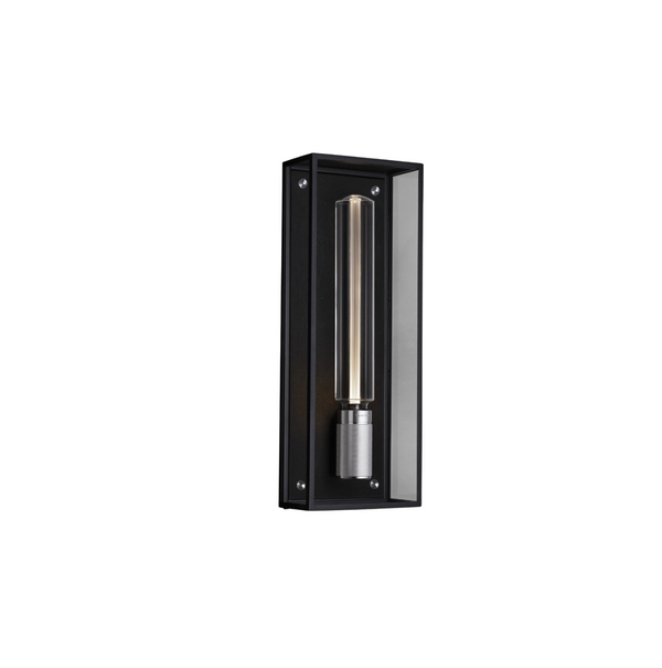 Caged Wet Wall Sconce in Black