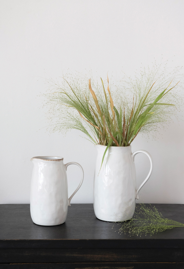 Stoneware Pitcher- Reactive Glaze