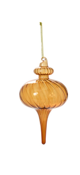 Nicolette Ornament / Amber