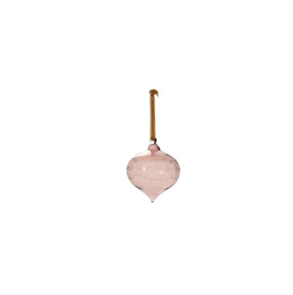 Etched Bauble Ornament