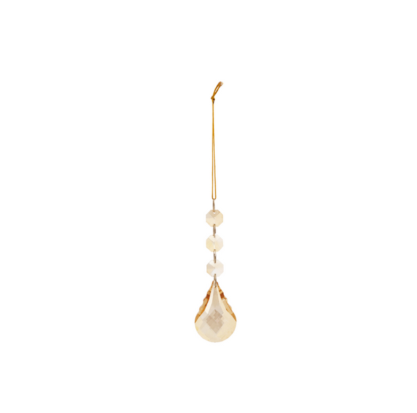 Crystal Hanging Bead Drop Ornament