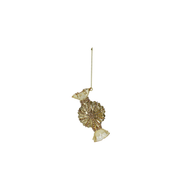 Mercury Glass Candy Ornament with Jewels