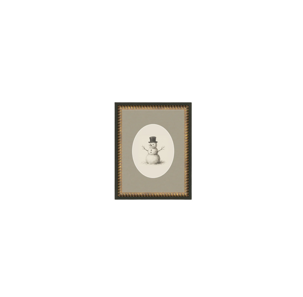 Oval Snowman