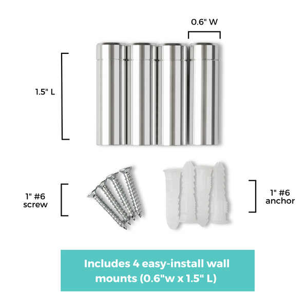 Easy Change Lucite Float Frame + Magnets