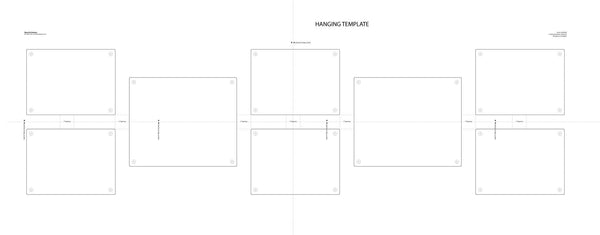 Gallery: "Hall Wall" Set of 8 Single Panel + Magnet Frames
