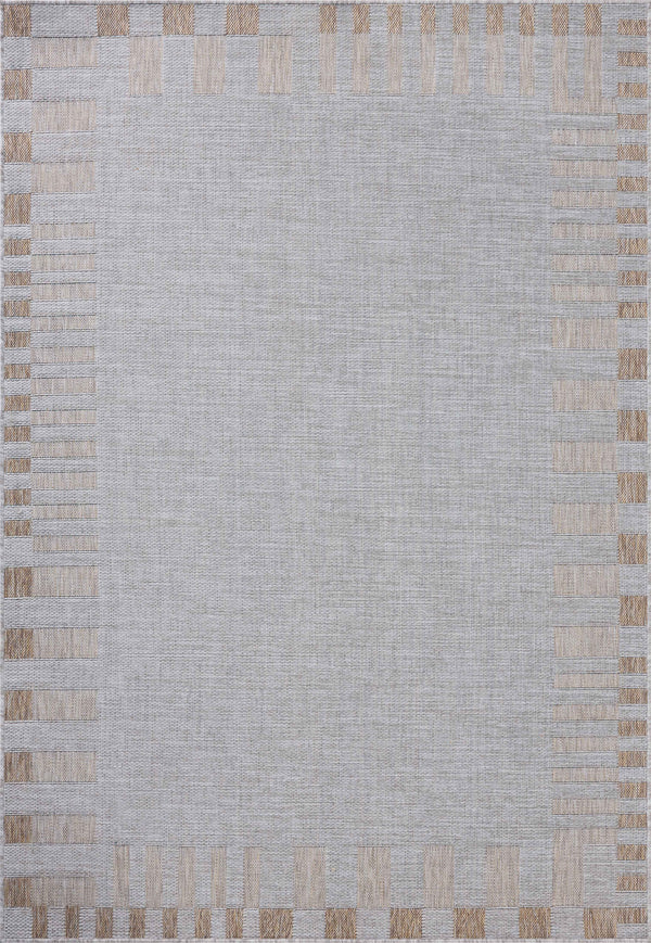 Amber Lewis x Loloi Topanga Silver / Natural 9'-2" x 12'-0" Area Rug