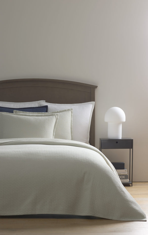 Tracey White Coverlet
