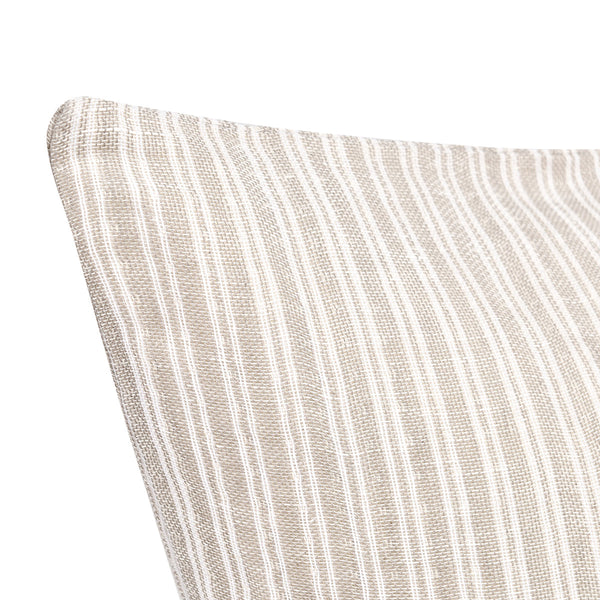 Natural Stripe Pillow - 22x22