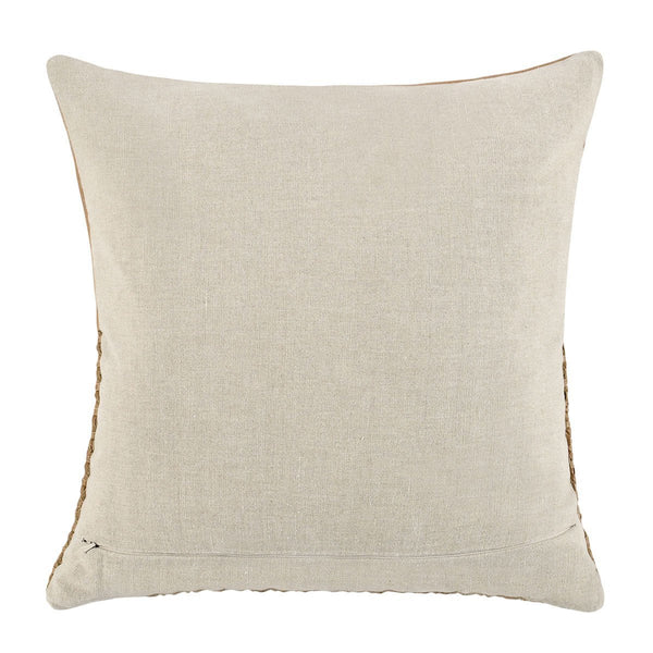 Woven Leather Pillow