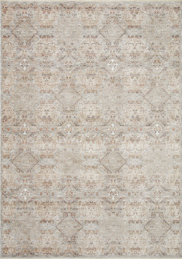 Amber Lewis x Loloi Zuma Silver / Multi 9'-6" x 13'-1" Area Rug