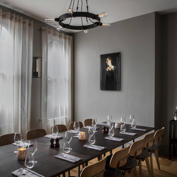 CAGED WALL / LARGE / CROSS / BLACK MARBLE