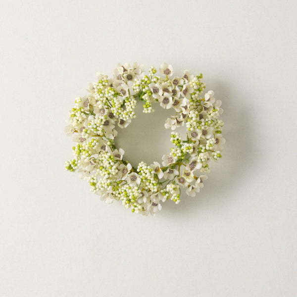 Cream 4.5" Candle Ring