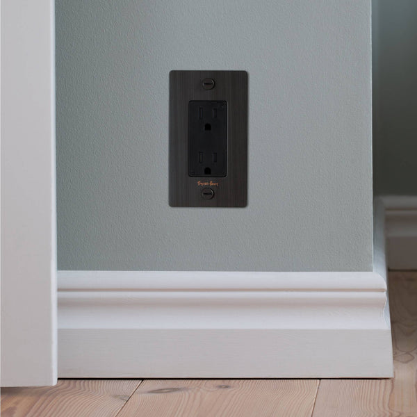 1G DUPLEX OUTLET / WITH LOGO