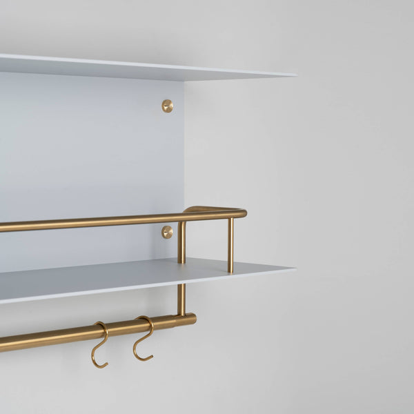KITCHEN SHELF / HANGER / STONE / WITHOUT LOGO / BRASS