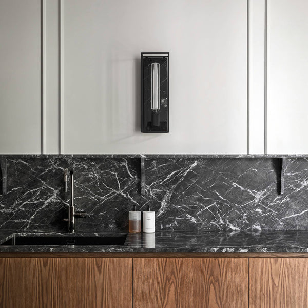 CAGED WALL / LARGE / CROSS / BLACK MARBLE