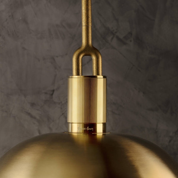 FORKED PENDANT / LINEAR / SHADE / GLOBE / SMOKED / LARGE