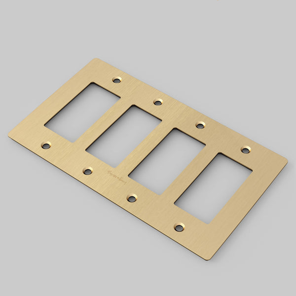4G PLATE / POLYCARBONATE / WITH LOGO