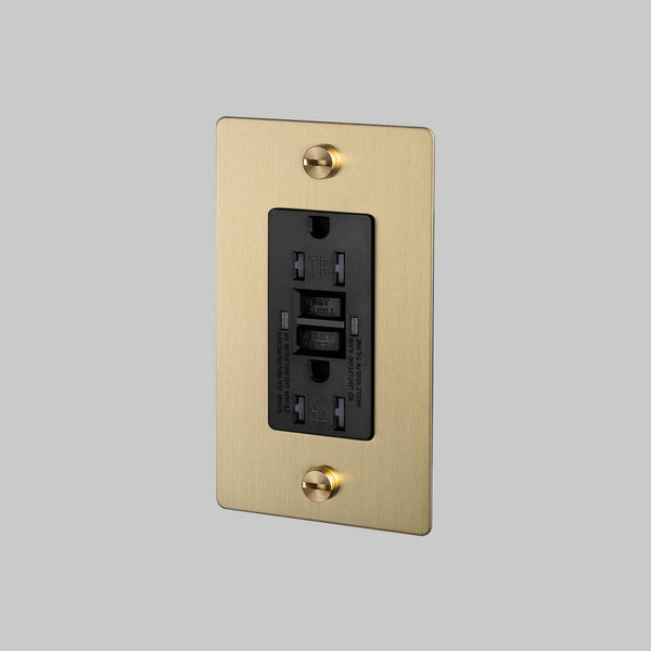 1G DUPLEX OUTLET / GFCI / CROSS / WITHOUT LOGO