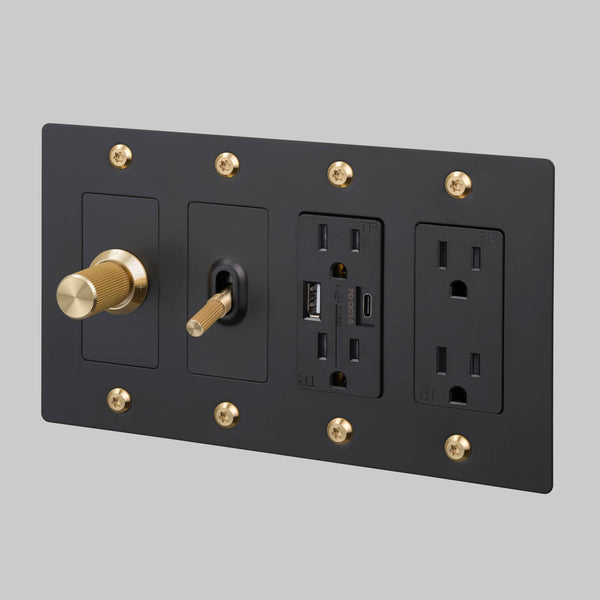 4G PLATE / POLYCARBONATE / WITH LOGO