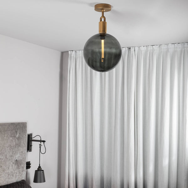 FORKED CEILING / LINEAR / GLOBE / SMOKED / LARGE