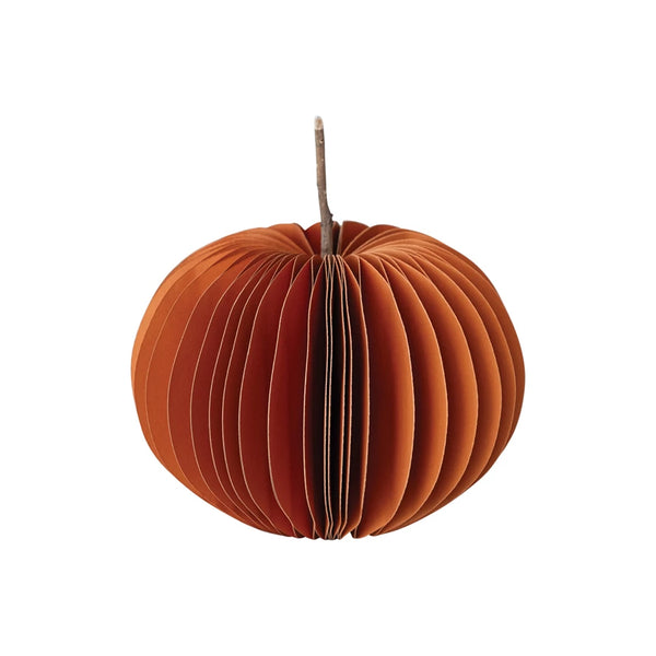 Recycled Paper Pumpkin