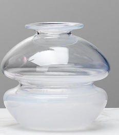 Handblown Glass Sphere Bud Vase