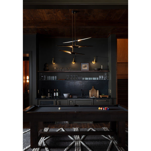 Concorde Chandelier - This aerodynamic chandelier, inspired by a superso