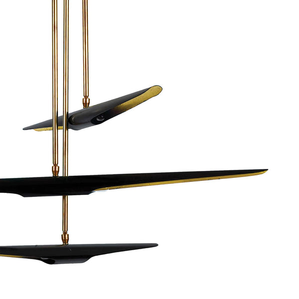 Concorde Chandelier - This aerodynamic chandelier, inspired by a superso