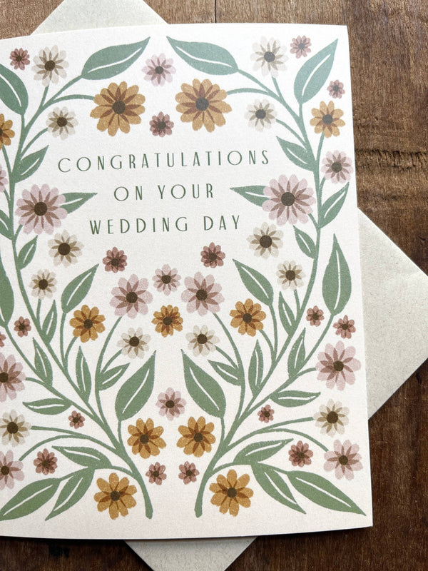 "Congratulations On Your Wedding," Greeting Card